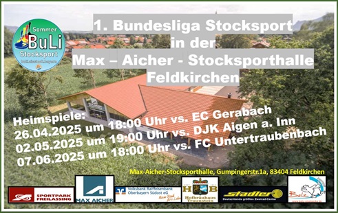 EC Feldkirchen - Ankündigung Bundesliga Sommer 2025